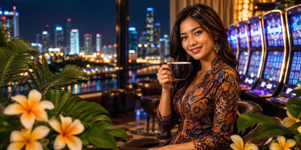 Mesin slot modern dengan tema kopi Vietnam di kakektoto