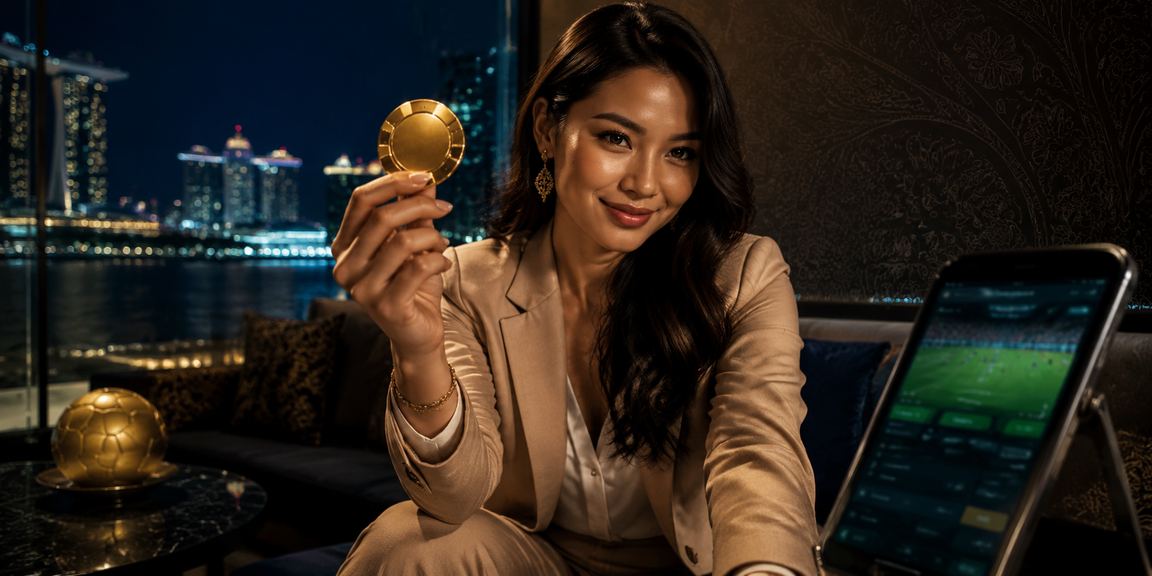 Model Vietnam dengan latar belakang pertandingan sepak bola dalam konteks platform kakektoto